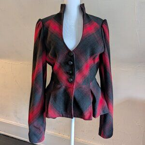 guess by marciano peplum blazer jacket ASO pretty little liars & glee (medium)